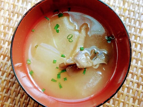 冬瓜と舞茸の味噌汁